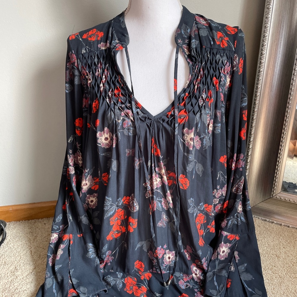 Free People Floral Tunic